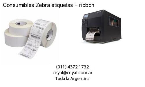 Consumibles Zebra etiquetas   ribbon