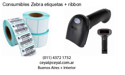 Consumibles Zebra etiquetas   ribbon