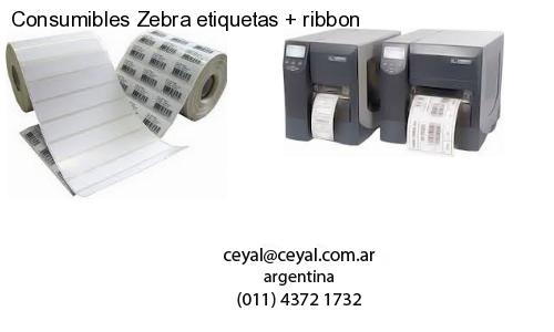 Consumibles Zebra etiquetas ribbon