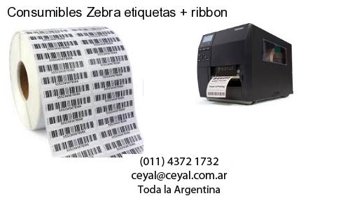 Consumibles Zebra etiquetas ribbon
