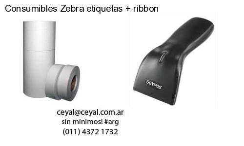Consumibles Zebra etiquetas ribbon