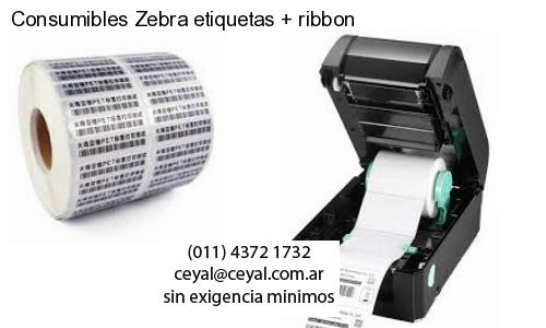 Consumibles Zebra etiquetas   ribbon