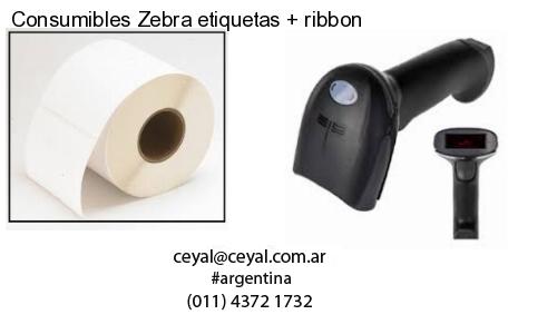 Consumibles Zebra etiquetas   ribbon