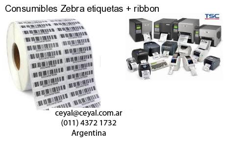 Consumibles Zebra etiquetas   ribbon
