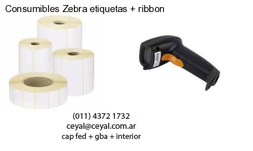 Consumibles Zebra etiquetas   ribbon