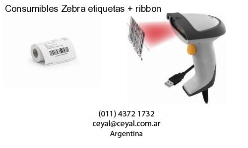 Consumibles Zebra etiquetas   ribbon