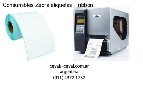 Consumibles Zebra etiquetas   ribbon