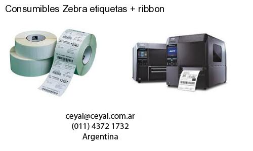 Consumibles Zebra etiquetas   ribbon