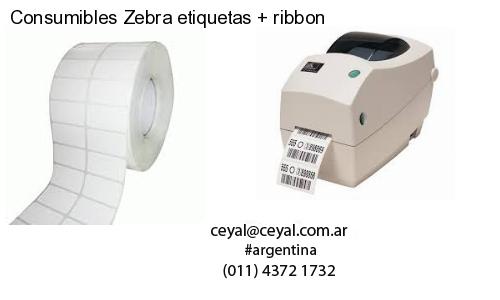 Consumibles Zebra etiquetas   ribbon