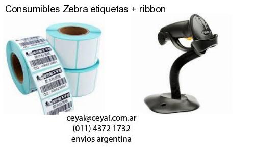 Consumibles Zebra etiquetas   ribbon