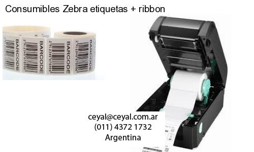 Consumibles Zebra etiquetas   ribbon