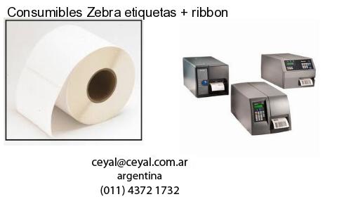 Consumibles Zebra etiquetas   ribbon
