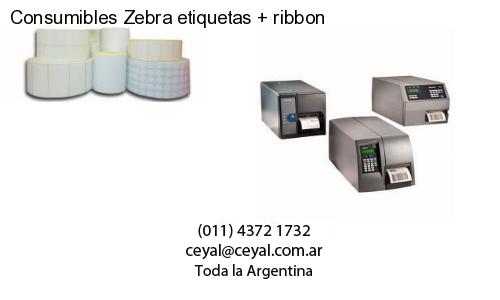 Consumibles Zebra etiquetas ribbon