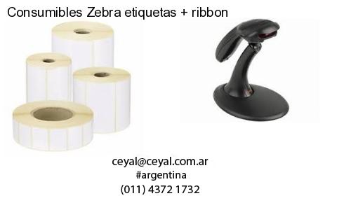 Consumibles Zebra etiquetas   ribbon