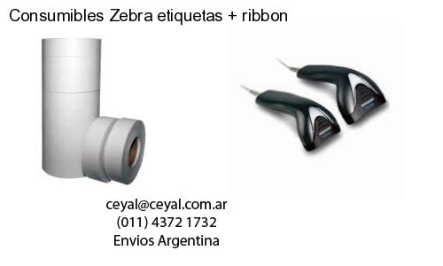 Consumibles Zebra etiquetas   ribbon