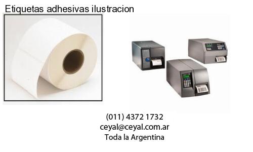 Etiquetas adhesivas ilustracion