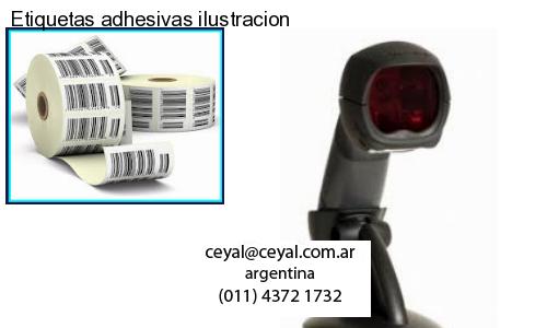 Etiquetas adhesivas ilustracion