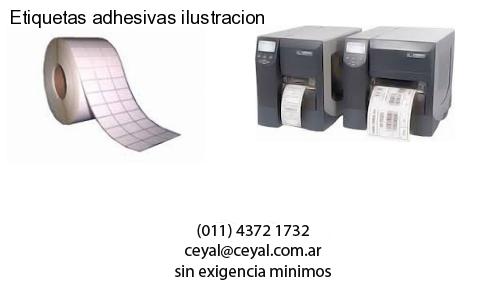 Etiquetas adhesivas ilustracion