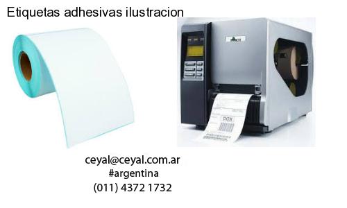 Etiquetas adhesivas ilustracion
