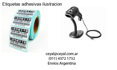 Etiquetas adhesivas ilustracion