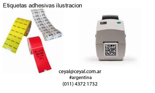 Etiquetas adhesivas ilustracion