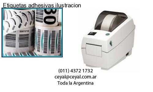 Etiquetas adhesivas ilustracion