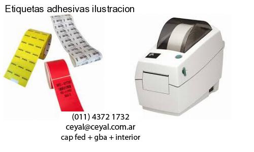 Etiquetas adhesivas ilustracion