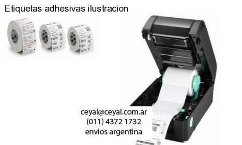 Etiquetas adhesivas ilustracion
