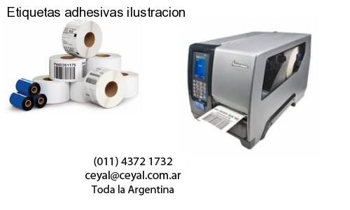 Etiquetas adhesivas ilustracion
