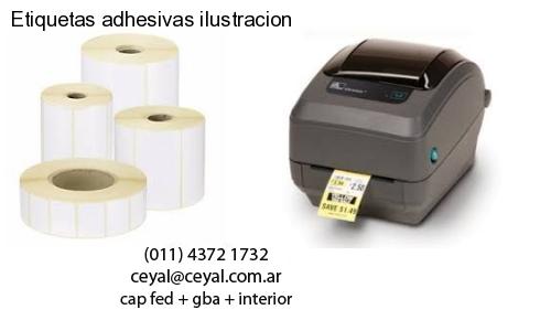 Etiquetas adhesivas ilustracion