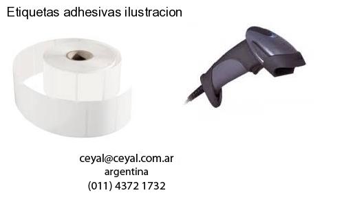 Etiquetas adhesivas ilustracion