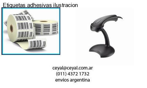Etiquetas adhesivas ilustracion