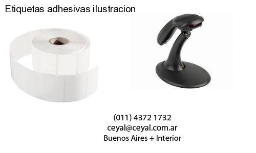 Etiquetas adhesivas ilustracion