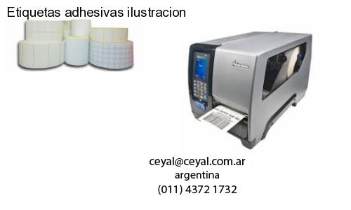 Etiquetas adhesivas ilustracion