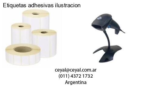 Etiquetas adhesivas ilustracion