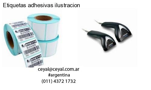 Etiquetas adhesivas ilustracion
