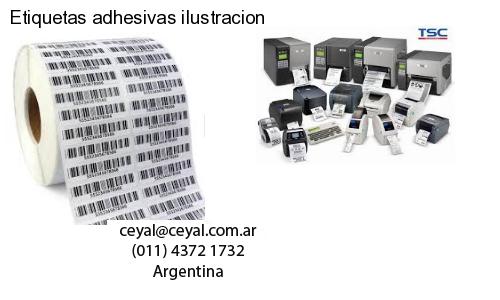 Etiquetas adhesivas ilustracion