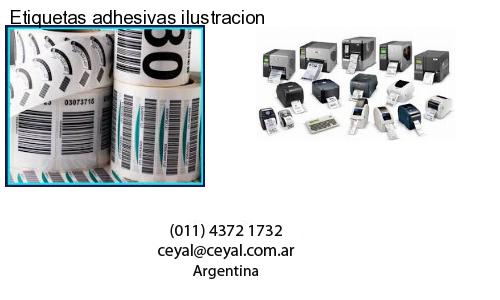 Etiquetas adhesivas ilustracion