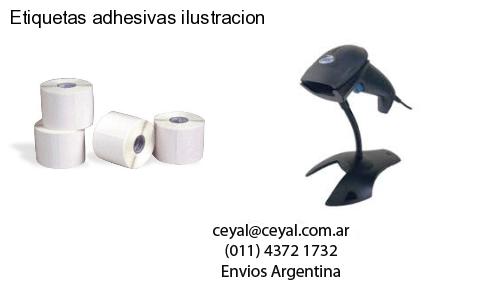 Etiquetas adhesivas ilustracion