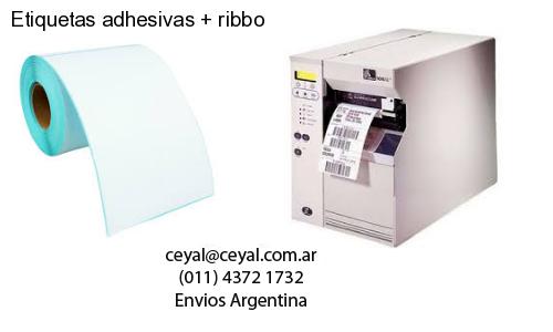 Etiquetas adhesivas   ribbo