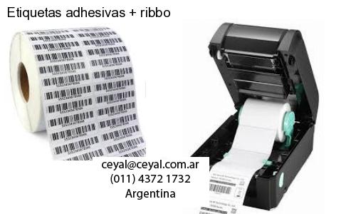 Etiquetas adhesivas   ribbo