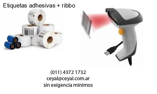 Etiquetas adhesivas   ribbo