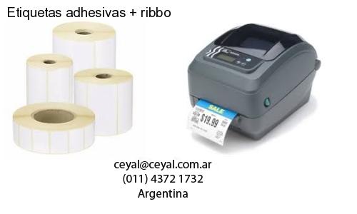 Etiquetas adhesivas   ribbo