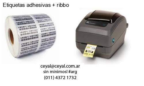 Etiquetas adhesivas   ribbo