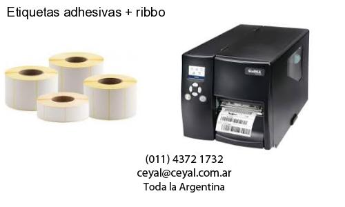 Etiquetas adhesivas   ribbo