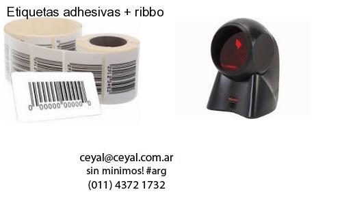Etiquetas adhesivas ribbo