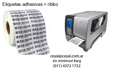 Etiquetas adhesivas   ribbo