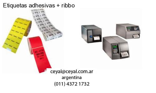Etiquetas adhesivas   ribbo