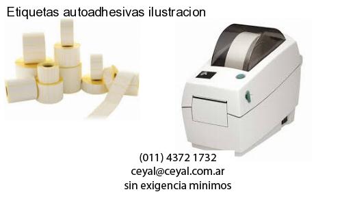 Etiquetas autoadhesivas ilustracion