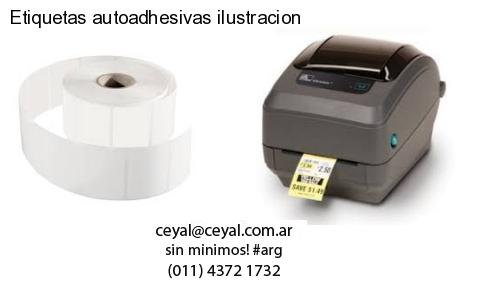 Etiquetas autoadhesivas ilustracion